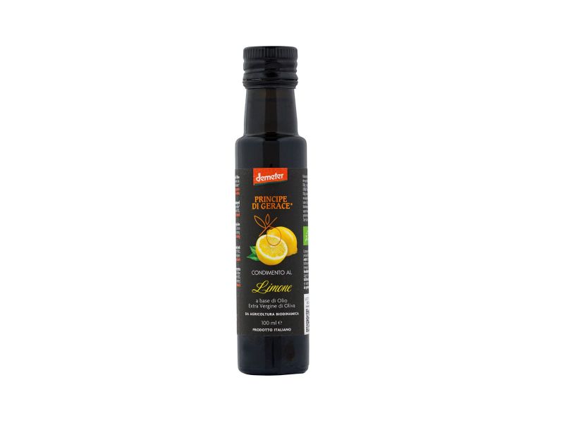 Condimento al Limone a base di olio evo Demeter “Principe di Gerace” 100ml