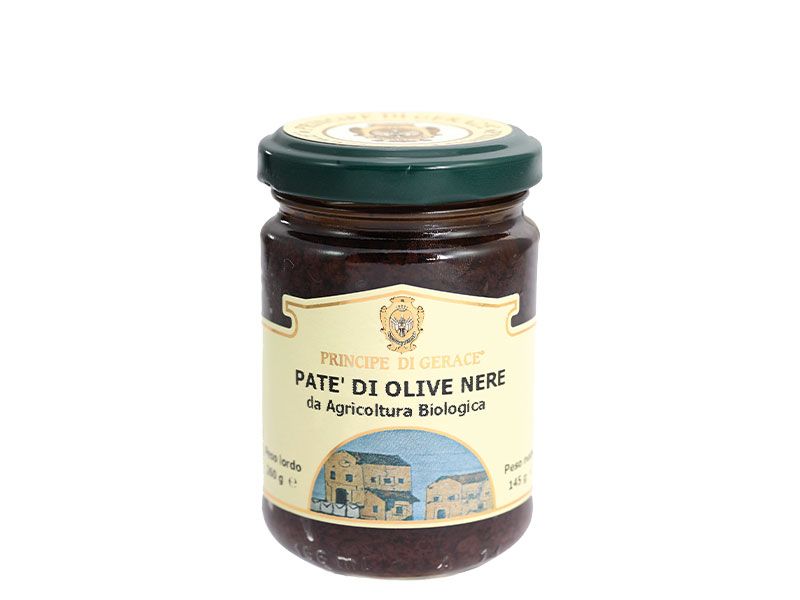 Patè di olive nere da agricoltura biologica “Principe di Gerace”