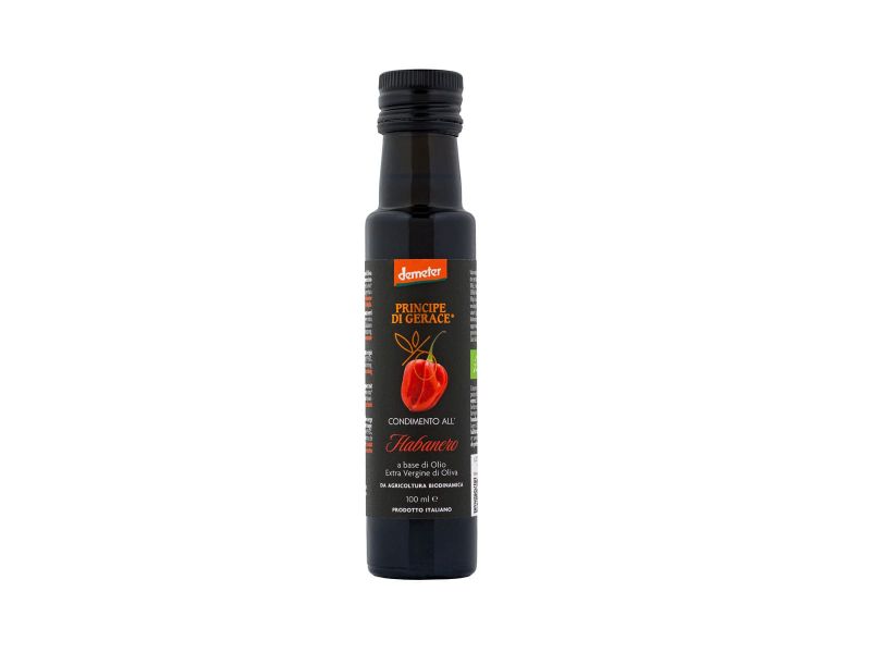 Condimento al Peperoncino a base di olio evo Demeter “Principe di Gerace” 100ml