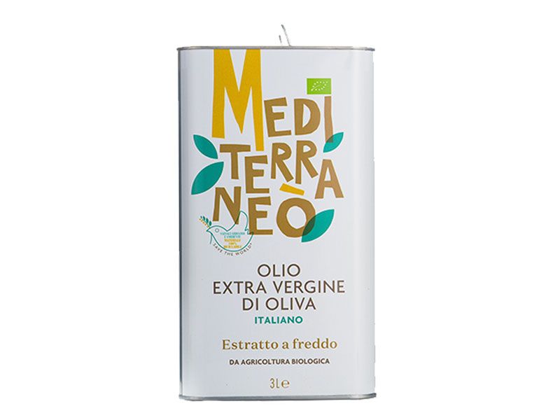 Olio Extravergine di oliva Mediterraneò 3000ml