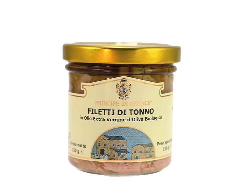 Filetti di Tonno in olio evo “Principe di Gerace”