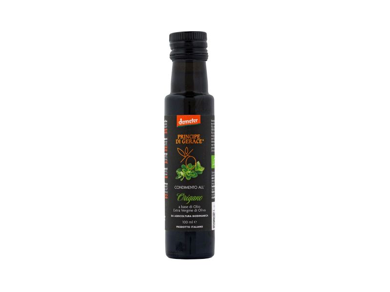 Condimento all’Origano a base di olio evo Demeter “Principe di Gerace” 100ml