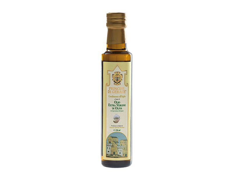 Condimento all’Aglio a base di olio evo “Principe di Gerace” 250ml