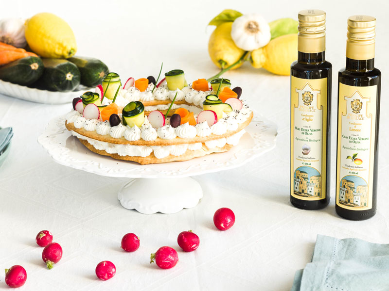 Cream Tart all’olio aromatizzato al rosmarino