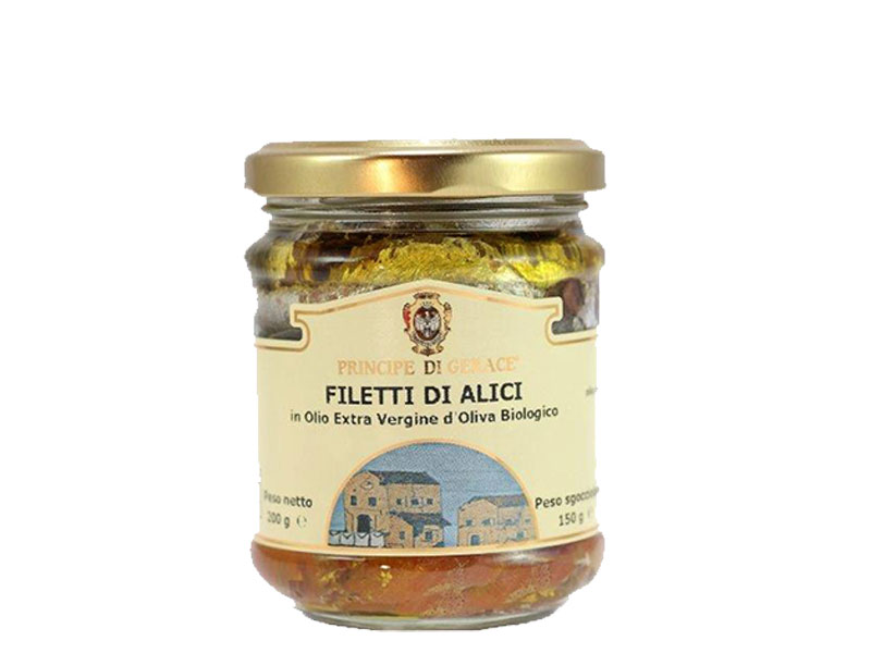 Filetti di Alici in olio evo “Principe di Gerace”