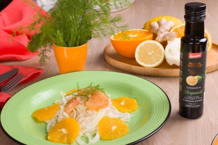 Insalata fresca di finocchi e agrumi (vegana e senza glutine)