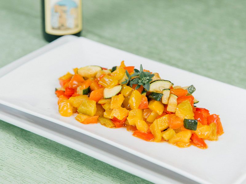 Dadolata leggera in agrodolce