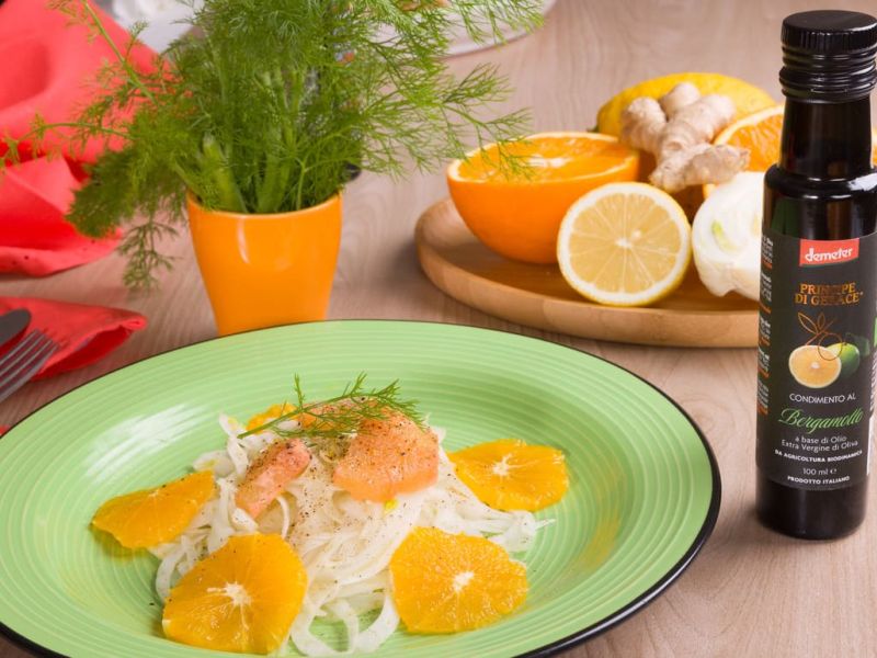 Insalata fresca di finocchi e agrumi (vegana e senza glutine)